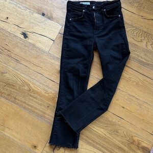 Zara Women's Ankle Black Jeans
